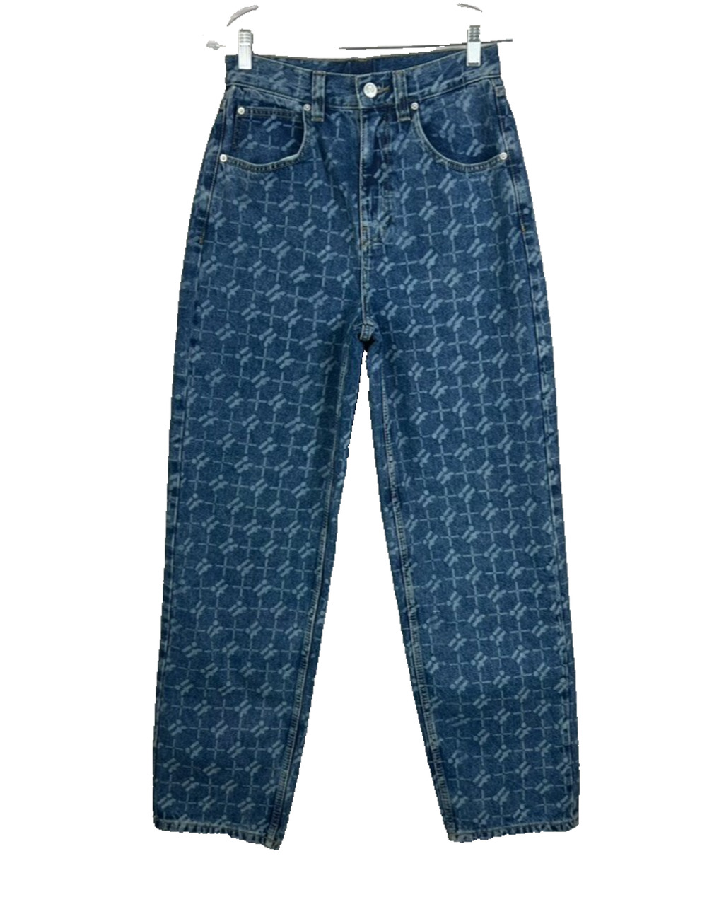 BDG Iets Frans Women's Jeans Size W 28 Denim Monogram High Waist Boyfriend